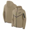 Men's Philadelphia Eagles Nike Olive Tech Fleece Full-Zip Windrunner Hoodie