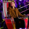 Michael Buble The Voice S28 Brown Suede Jacket