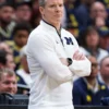 Michigan Wolverines Dusty May Half-Zip Sweatshirt White