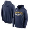 Milwaukee Brewers 2025 Postseason Hoodie Blue