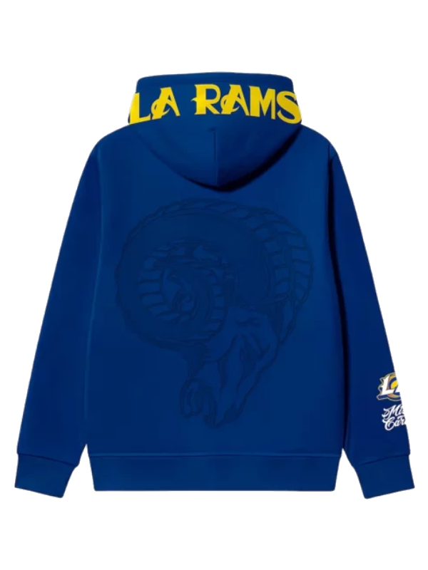Mister Cartoon x Los Angeles Rams Blue Hoodie
