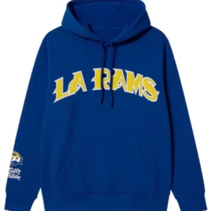 Mister Cartoon x Los Angeles Rams Graphic Hoodie Blue