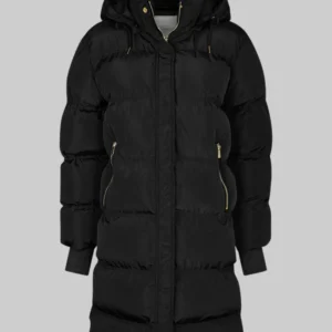 Neo Noir Lucette Puffer Jacket Coat Black