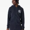 New Era Yankees Essential Navy Full Zip Hoodie