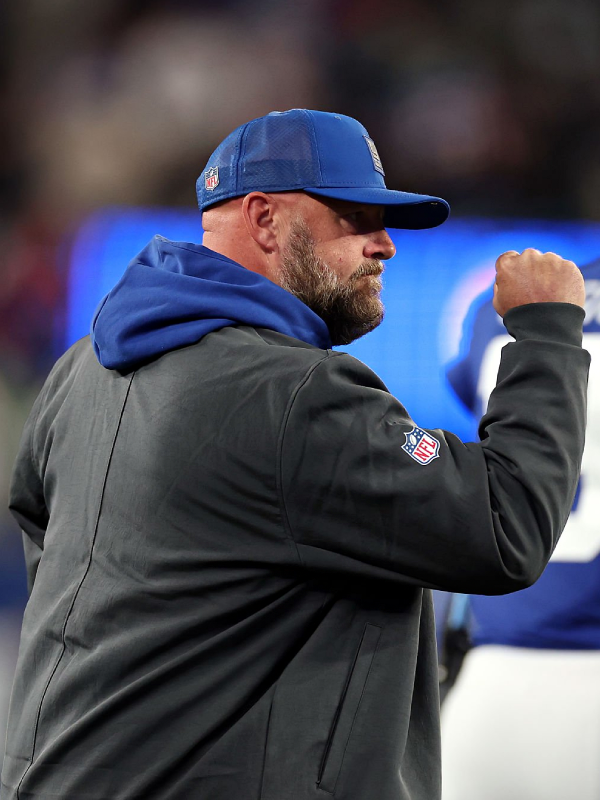 New York Giants Brian Daboll Bomber Jacket Black
