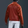 New York Nike Court Slam Tennis Jacket Orange
