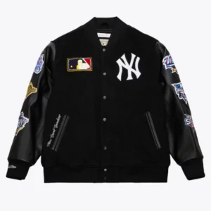 New York Yankees Black Out Varsity Jacket