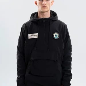 Newcastle United adidas SPZL F.C. Smock Jacket Black
