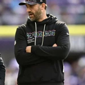 Nick Sirianni Crucial Catch Eagles Hoodie 2025