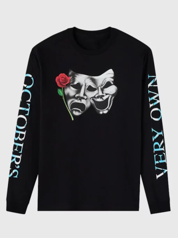 OVO Phantom Long-Sleeve T-Shirt Black