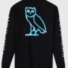 October’s Very Own Phantom Long-Sleeve Black T-Shirt