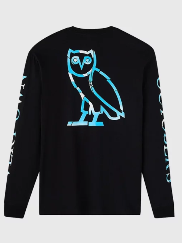 October’s Very Own Phantom Long-Sleeve Black T-Shirt