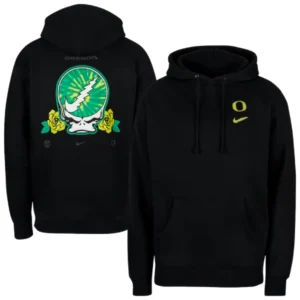 Oregon Ducks Nike Grateful Ducks Sideline Hoodie Black