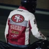 San Francisco 49ers Moto Leather Jacket