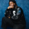 Seattle Seahawks Top 50 Players Black Letterman Varsity Jacket