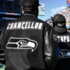 Seattle Seahawks Top 50 Players Letterman Varsity Jacket