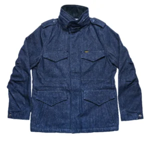 Self Edge Iron Heart M65 Field Jacket Blue