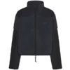 Skims Teddy Boxy Zip Up Jacket Green
