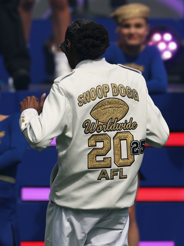 Snoop Dogg AFL Grand Final 2025 White Jacket