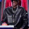 Snoop Dogg The Voice S28 Black Leather Jacket