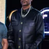 Snoop Dogg The Voice S28 Leather Jacket Black