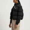 Stussy Graffiti Black Puffer Jacket