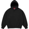 Supreme Applique Black Hoodie