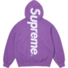 Supreme Applique Hoodie Purple