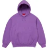 Supreme Applique Purple Hoodie