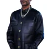The Voice S28 Snoop Dogg Black Leather Jacket