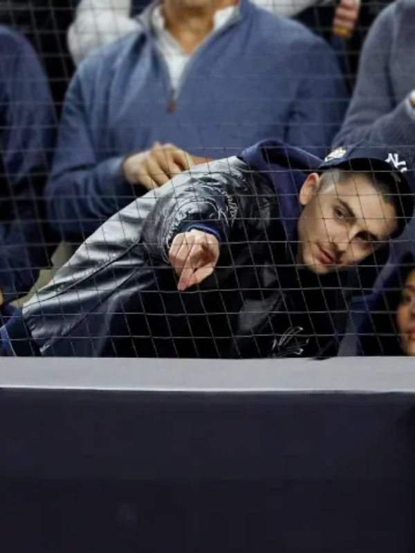Timothée Chalamet New York Yankees Leather Varsity Jacket