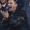 Timothée Chalamet Yankees Black Leather Bomber Jacket
