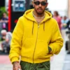 U.S. F1 Grand Prix 2025 Lewis Hamilton Yellow Hooded Jacket