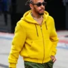 U.S. F1 Grand Prix 2025 Lewis Hamilton Yellow Hoodie