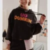 UO x Dunkin Graphic Bubble Brown Hoodie