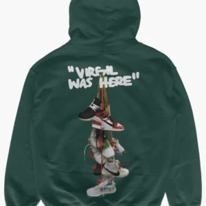 Virgil Was Here Hoodie Green