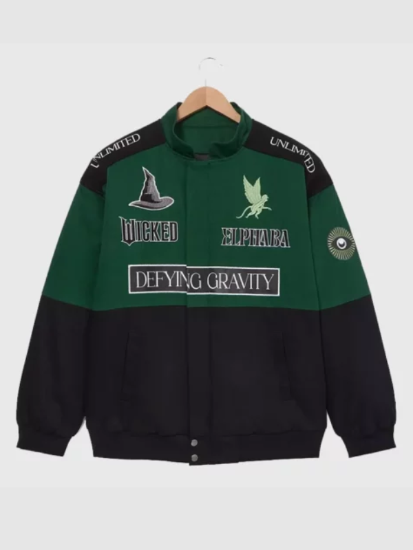 Wicked Elphaba Defying Gravity Racing Jacket