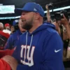 brian daboll Giants Sideline Hoodie Blue