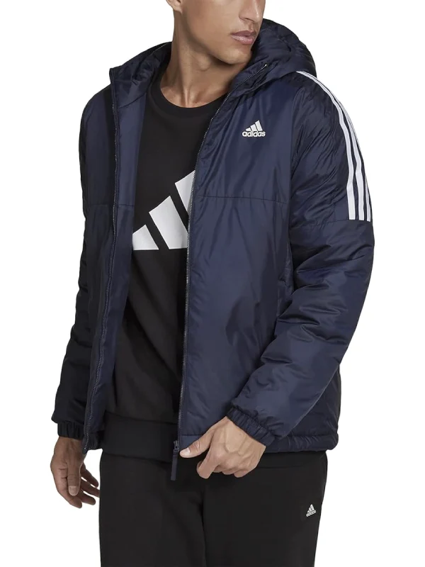Adidas Essentials Insulated Hooded Jacket Blue
