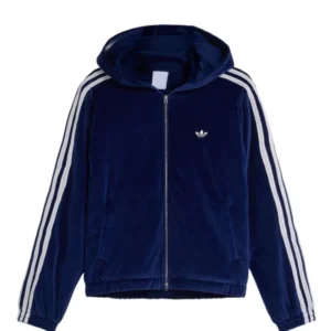 Adidas x Wales Bonner Velour Track Jacket Blue