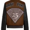 Baby Phat Brown Varsity Jacket