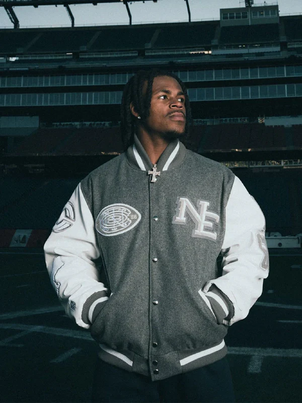 CNCPTS x Nike x Patriots Rivalries Varsity Jacket