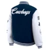 Dallas Cowboys Erin Andrews Varsity Puffer Jacket Navy