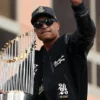 Dave Roberts Dodgers World Series Championship Black Parade Jacket