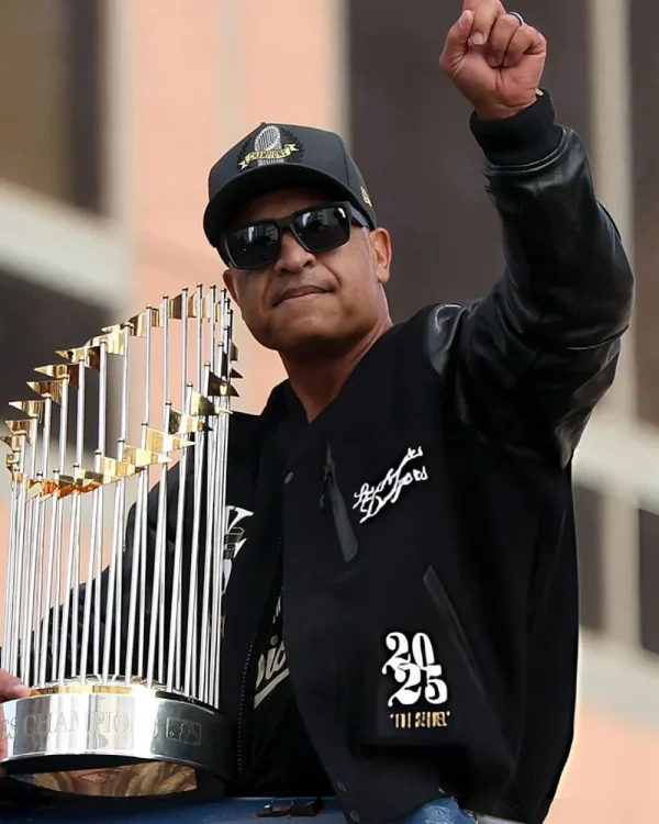 Dave Roberts Dodgers World Series Championship Black Parade Jacket
