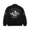 Disney x HUF Mickey Worldwide Tour Black Varsity Jacket
