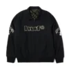 Disney x HUF Mickey Worldwide Tour Varsity Jacket Black