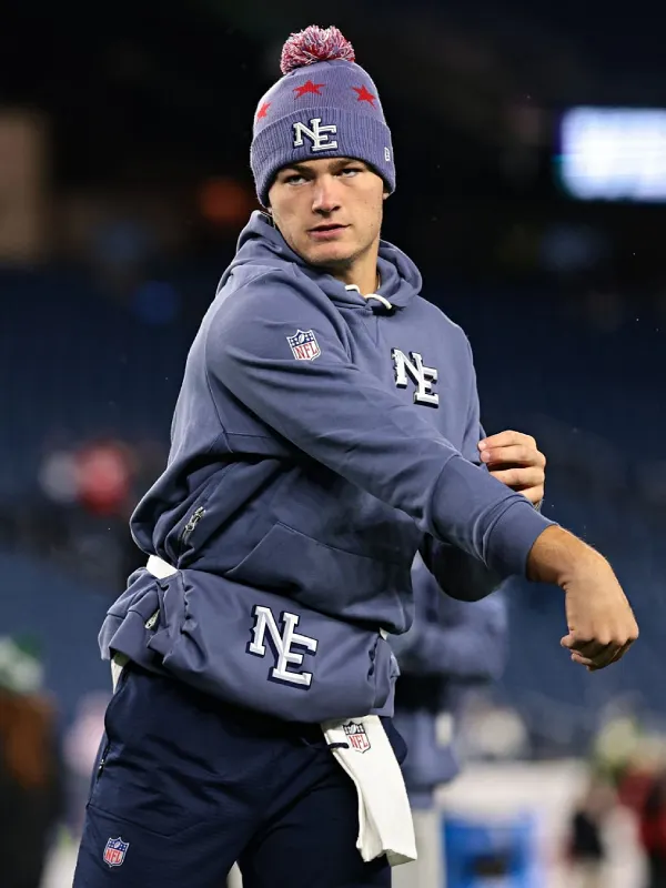 Drake Maye Patriots Hoodie | Jackets Junction