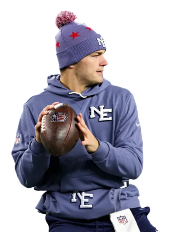Drake Maye Patriots Rivalries Sideline Hoodie