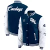 Erin Andrews Dallas Cowboys Varsity Puffer Jacket Navy